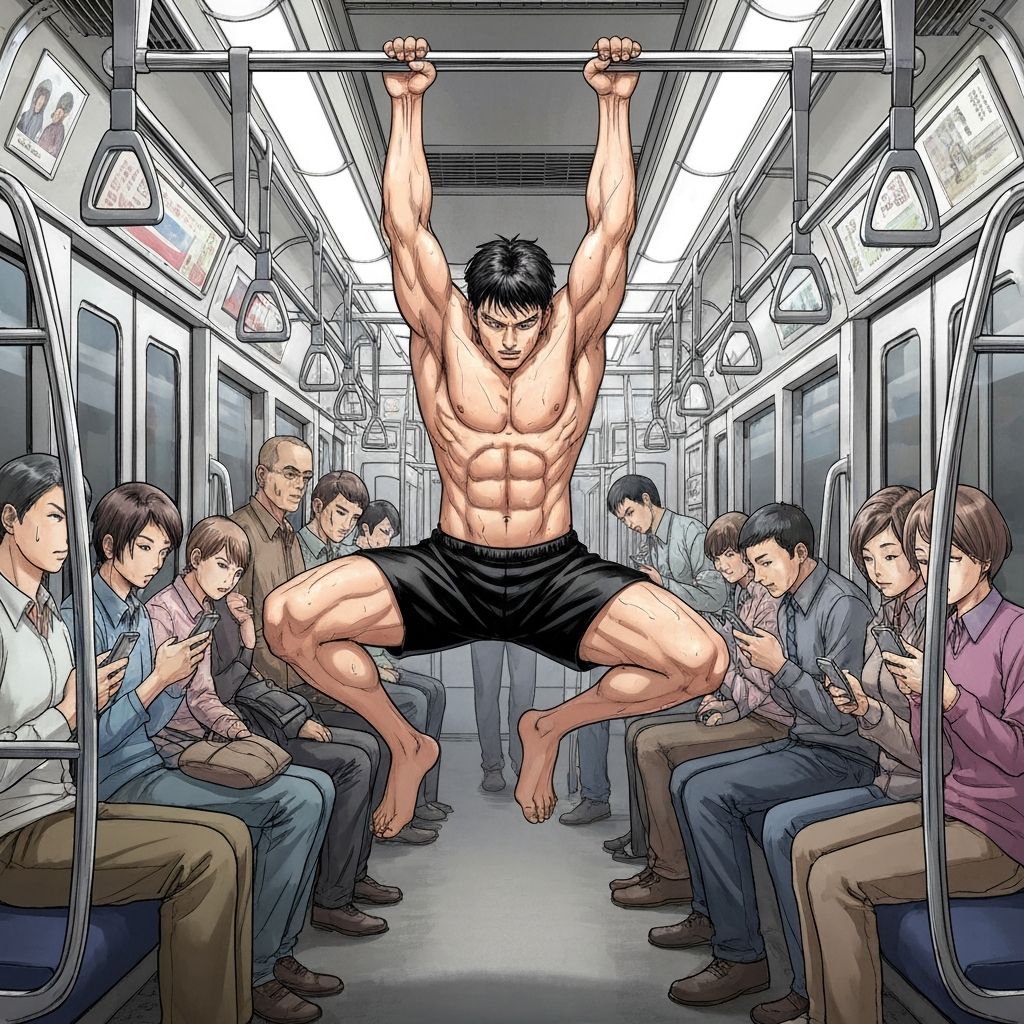 Yohan in subway